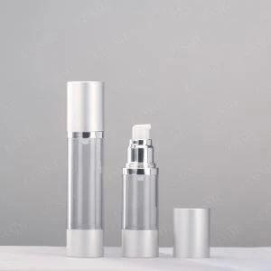 15ml 30ml 50ml hõbedane õhuvaba pudel